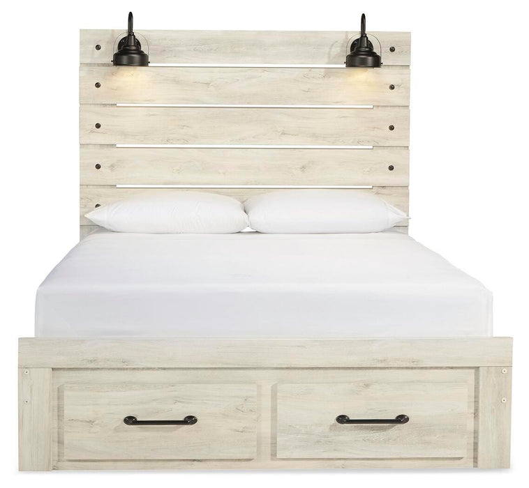 Cambeck Bed with 2 Storage Drawers - CasaBella Furniture (San Antonio, TX)