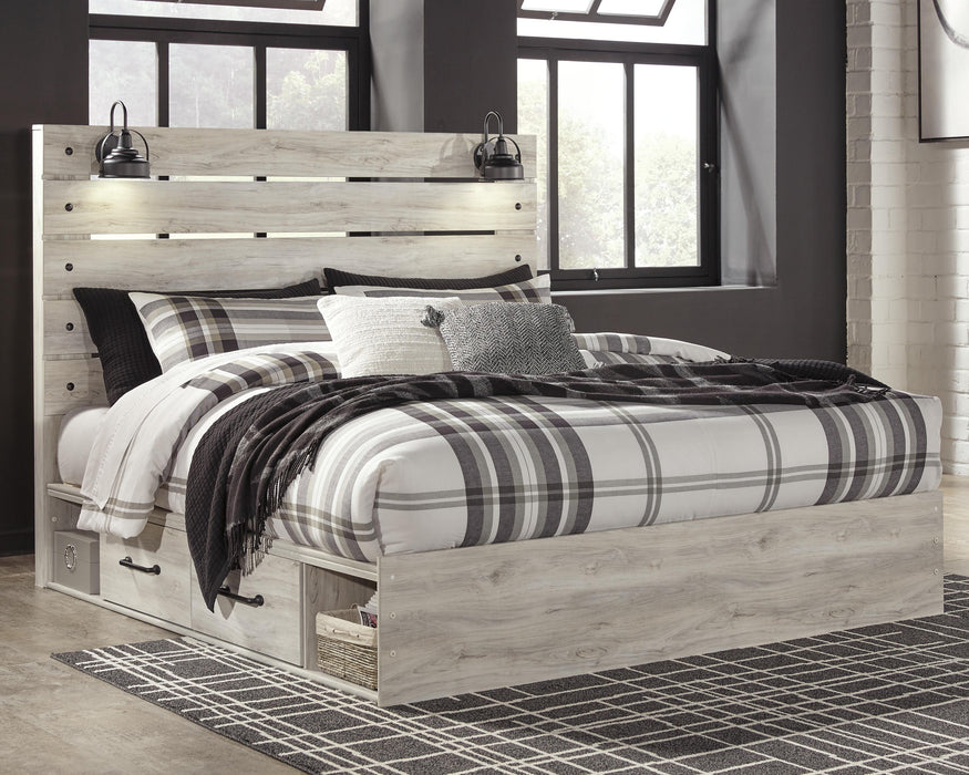 Cambeck Bed with 2 Storage Drawers - CasaBella Furniture (San Antonio, TX)