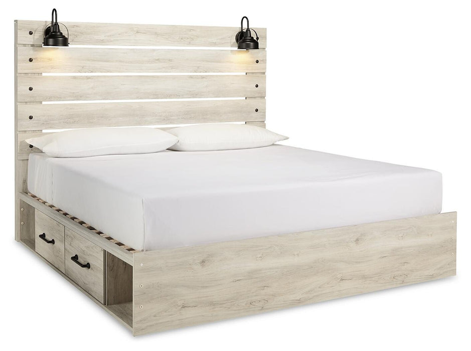 Cambeck Bed with 2 Storage Drawers - CasaBella Furniture (San Antonio, TX)