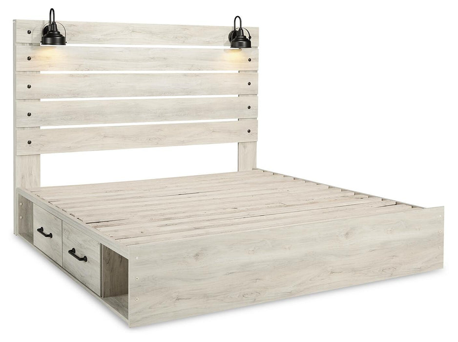 Cambeck Bed with 2 Storage Drawers - CasaBella Furniture (San Antonio, TX)
