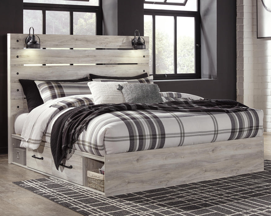 Cambeck Bed with 4 Storage Drawers - CasaBella Furniture (San Antonio, TX)