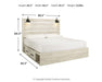 Cambeck Bed with 4 Storage Drawers - CasaBella Furniture (San Antonio, TX)