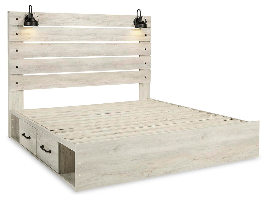 Cambeck Bed with 4 Storage Drawers - CasaBella Furniture (San Antonio, TX)