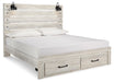 Cambeck Bed with 2 Storage Drawers - CasaBella Furniture (San Antonio, TX)