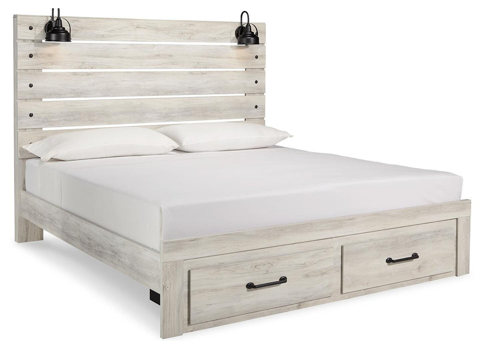 Cambeck Bed with 2 Storage Drawers - CasaBella Furniture (San Antonio, TX)