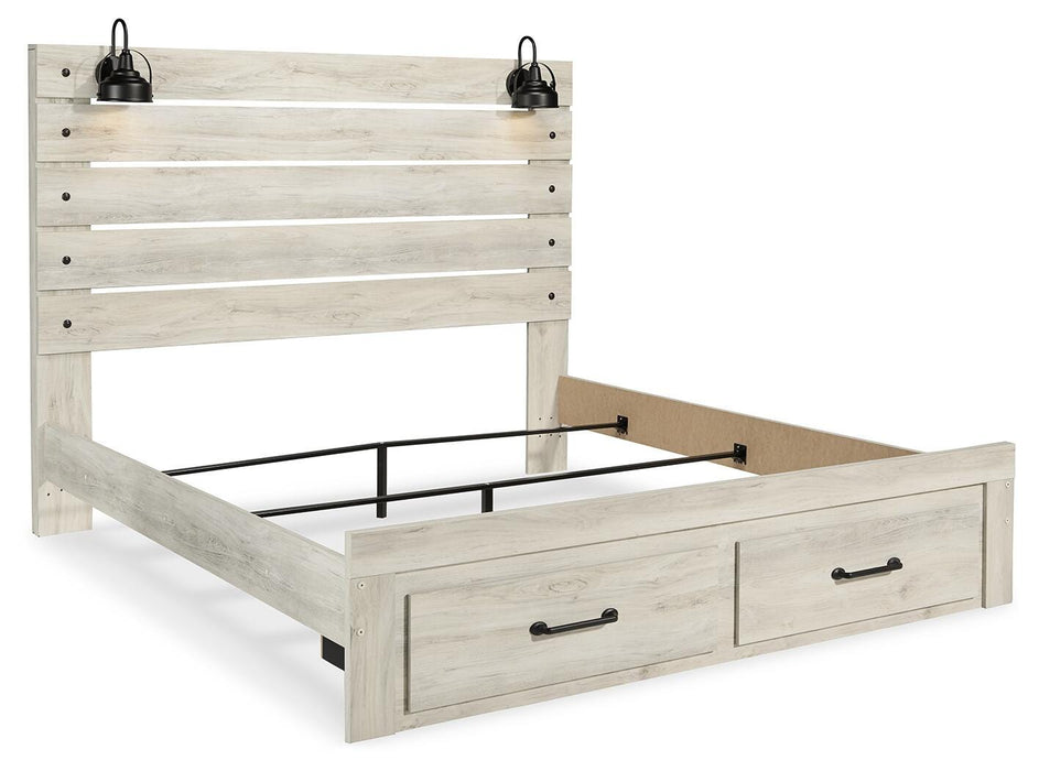 Cambeck Bed with 2 Storage Drawers - CasaBella Furniture (San Antonio, TX)