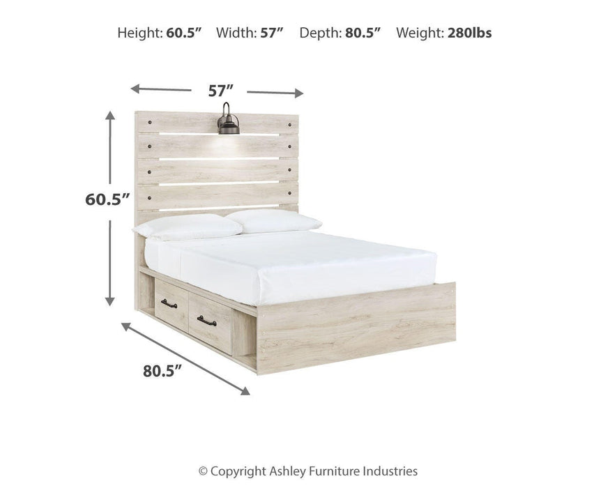 Cambeck Bed with 4 Storage Drawers - CasaBella Furniture (San Antonio, TX)