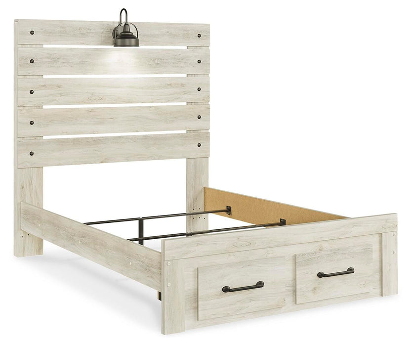 Cambeck Bed with 2 Storage Drawers - CasaBella Furniture (San Antonio, TX)