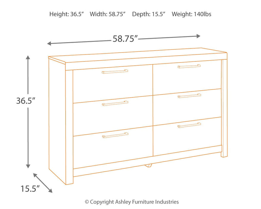 Derekson Dresser - CasaBella Furniture (San Antonio, TX)