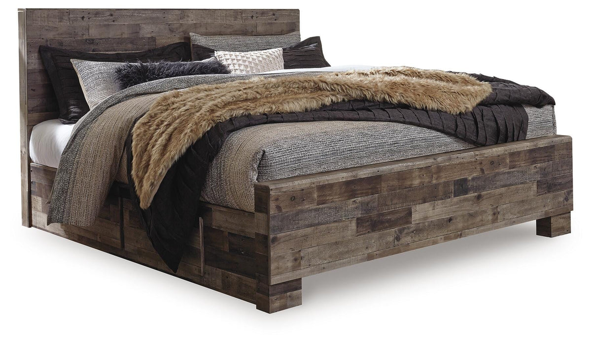 Derekson Bed with 2 Side Storage - CasaBella Furniture (San Antonio, TX)