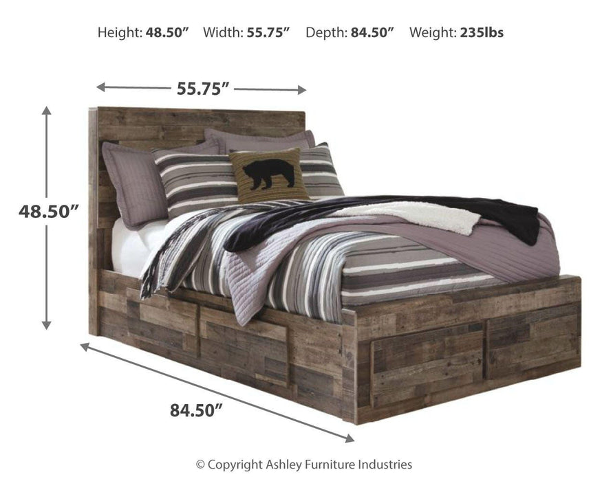 Derekson Youth Bed with 6 Storage Drawers - CasaBella Furniture (San Antonio, TX)