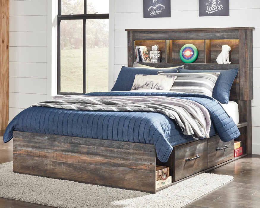 Drystan Youth Bed with 2 Storage Drawers - CasaBella Furniture (San Antonio, TX)