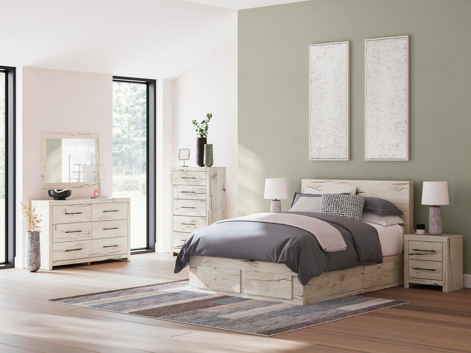 Lawroy Panel Storage Bed - CasaBella Furniture (San Antonio, TX)