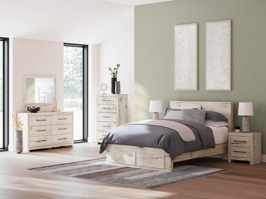 Lawroy Panel Storage Bed - CasaBella Furniture (San Antonio, TX)