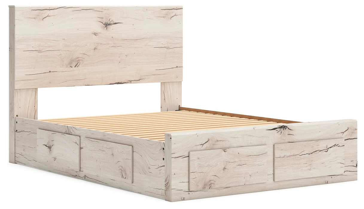 Lawroy Panel Storage Bed - CasaBella Furniture (San Antonio, TX)