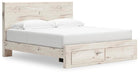 Lawroy Panel Storage Bed - CasaBella Furniture (San Antonio, TX)