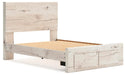 Lawroy Panel Storage Bed - CasaBella Furniture (San Antonio, TX)