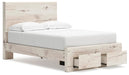 Lawroy Panel Storage Bed - CasaBella Furniture (San Antonio, TX)