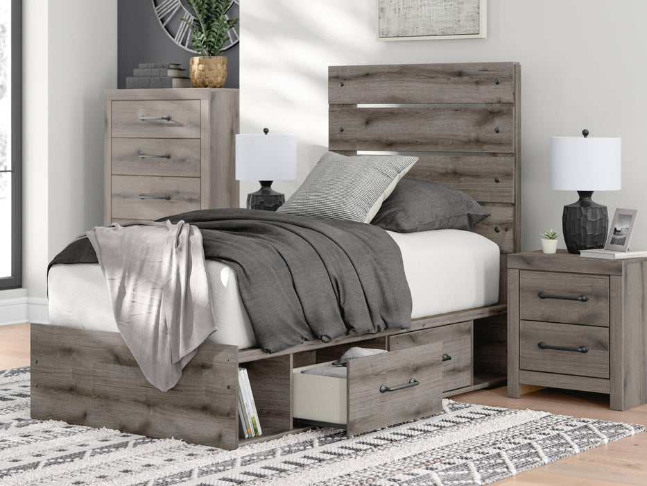 Graystorm Bed with Storage - CasaBella Furniture (San Antonio, TX)