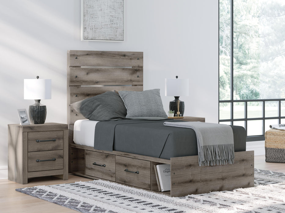 Graystorm Bed with Storage - CasaBella Furniture (San Antonio, TX)