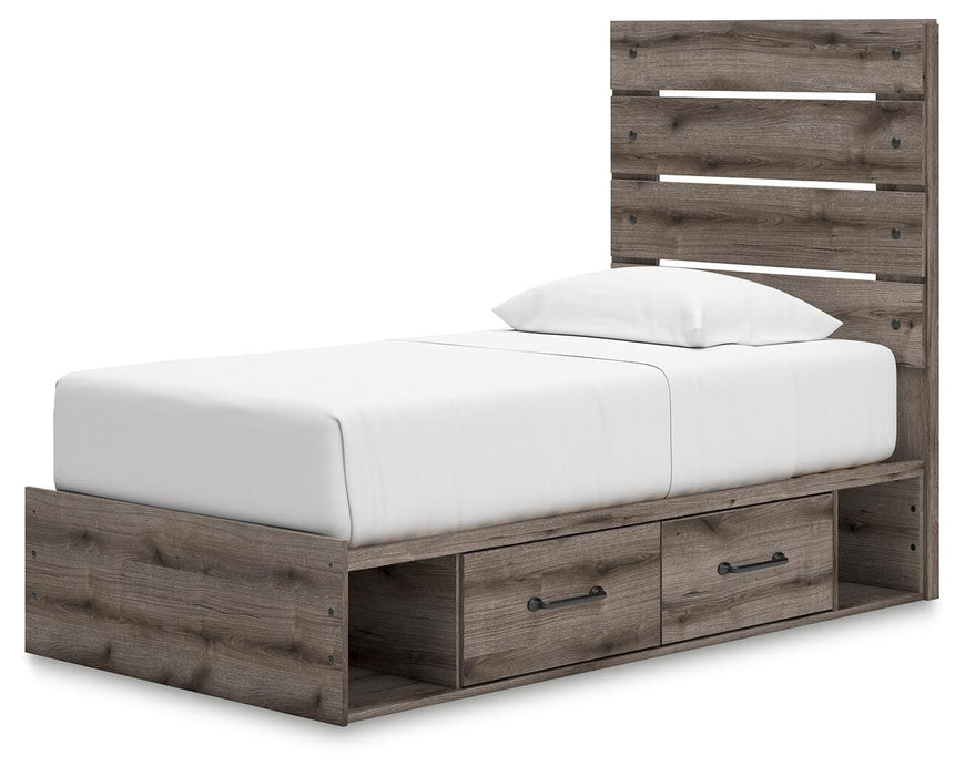 Graystorm Bed with Storage - CasaBella Furniture (San Antonio, TX)