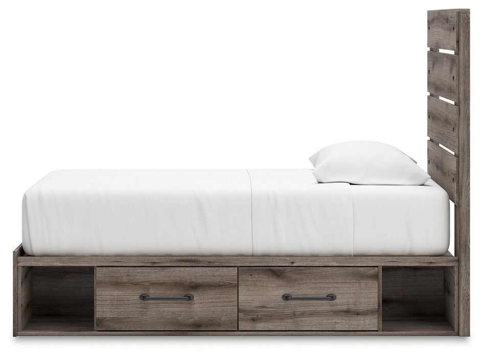 Graystorm Bed with Storage - CasaBella Furniture (San Antonio, TX)