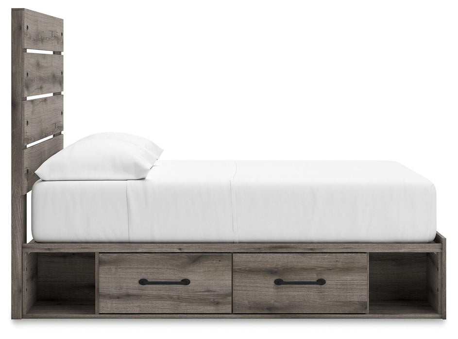Graystorm Bed with Storage - CasaBella Furniture (San Antonio, TX)