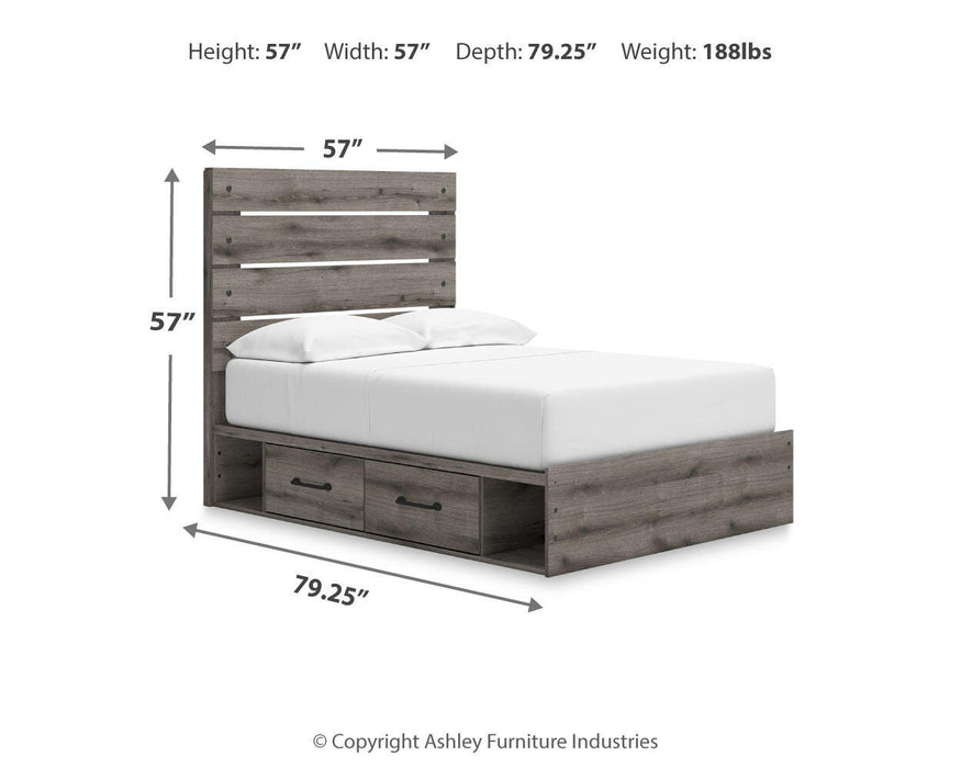 Graystorm Bed with Storage - CasaBella Furniture (San Antonio, TX)