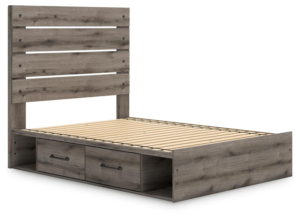 Graystorm Bed with Storage - CasaBella Furniture (San Antonio, TX)