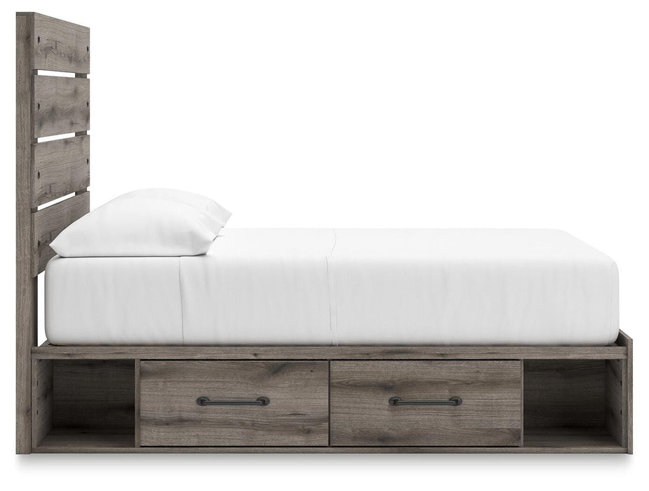 Graystorm Bed with Storage - CasaBella Furniture (San Antonio, TX)
