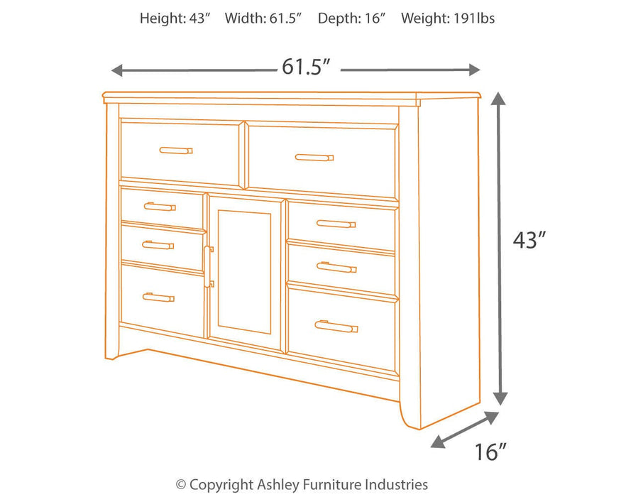 Juararo Dresser - CasaBella Furniture (San Antonio, TX)