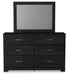 Belachime Dresser and Mirror - CasaBella Furniture (San Antonio, TX)