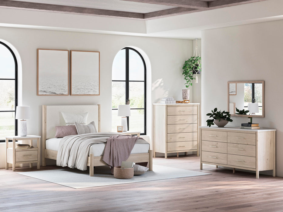 Cadmori Upholstered Bed - CasaBella Furniture (San Antonio, TX)