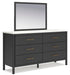 Cadmori Dresser and Mirror - CasaBella Furniture (San Antonio, TX)