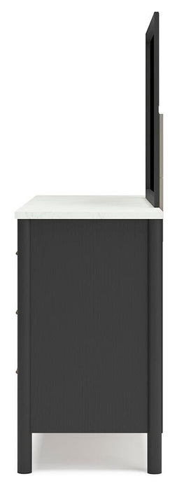 Cadmori Dresser and Mirror - CasaBella Furniture (San Antonio, TX)