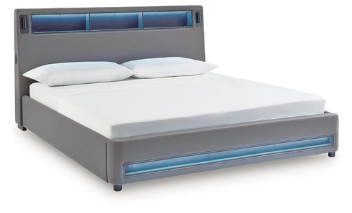 Verishaw Upholstered Bed - CasaBella Furniture (San Antonio, TX)