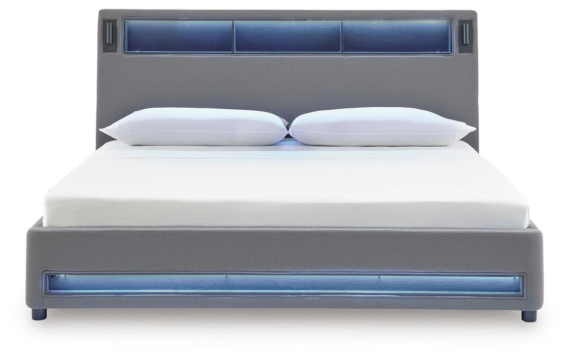 Verishaw Upholstered Bed - CasaBella Furniture (San Antonio, TX)