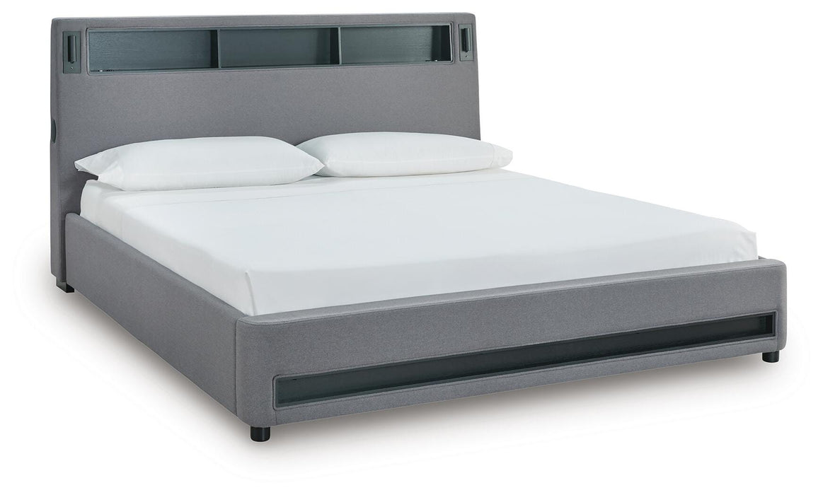 Verishaw Upholstered Bed - CasaBella Furniture (San Antonio, TX)