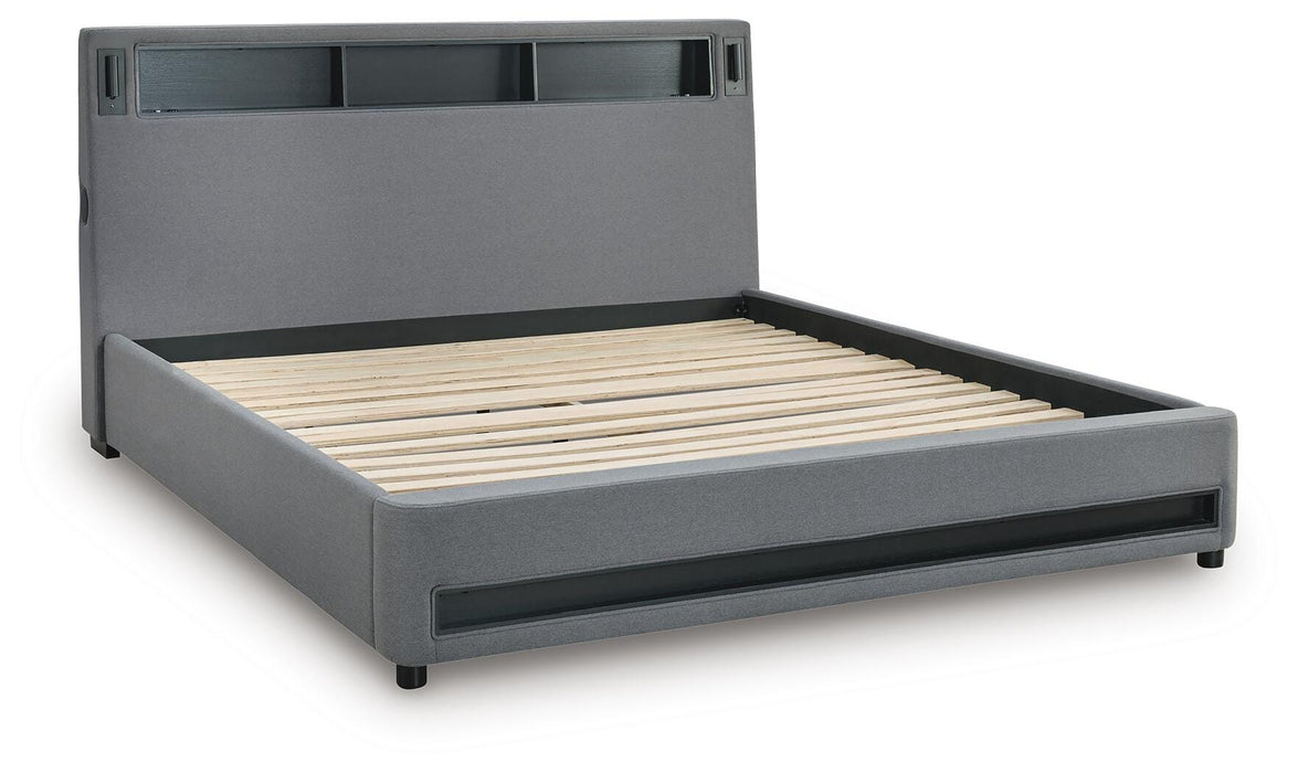 Verishaw Upholstered Bed - CasaBella Furniture (San Antonio, TX)