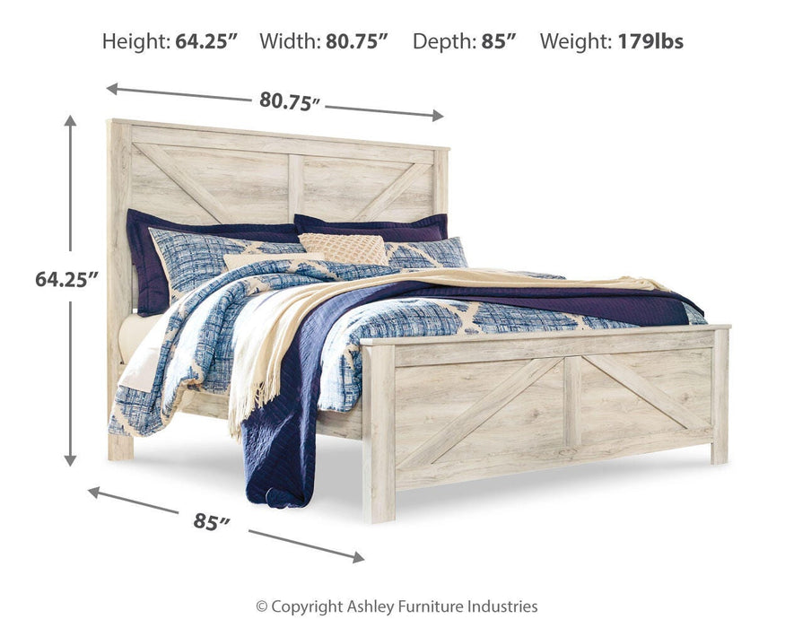 Bellaby Crossbuck Bed - CasaBella Furniture (San Antonio, TX)