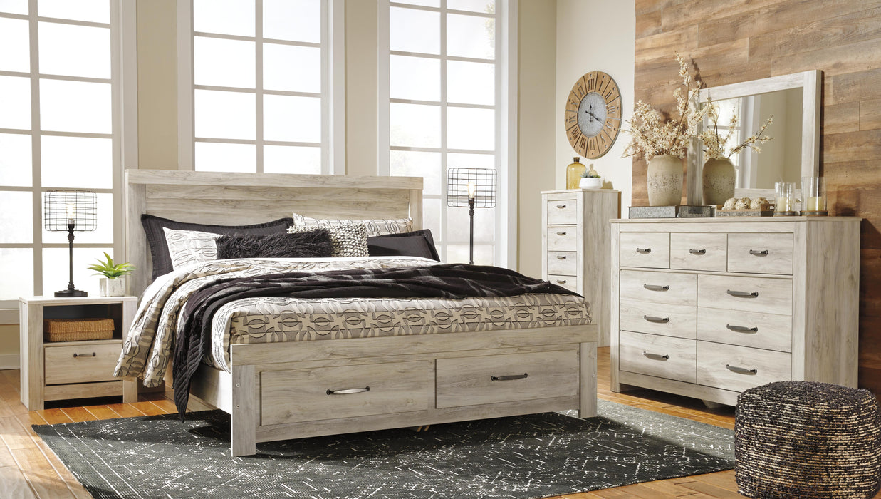 Bellaby Bed with 2 Storage Drawers - CasaBella Furniture (San Antonio, TX)