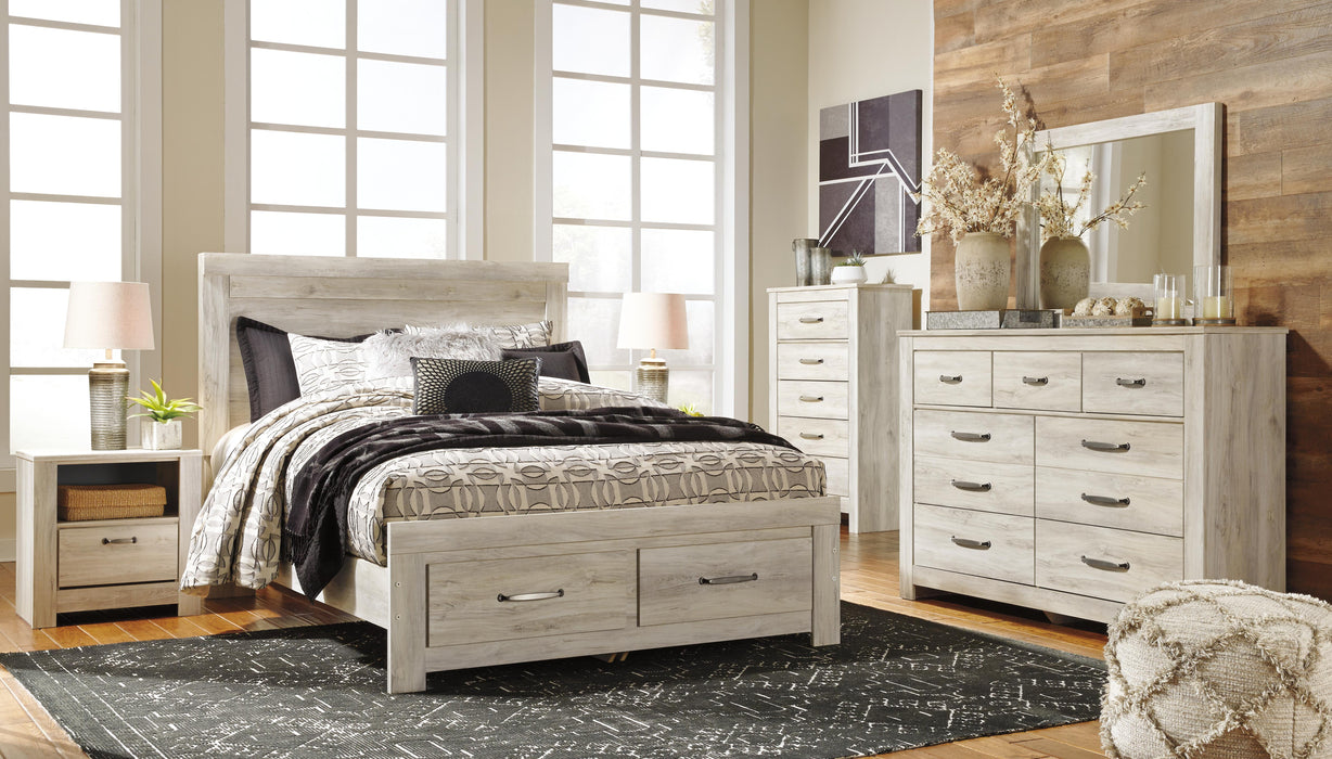 Bellaby Bed with 2 Storage Drawers - CasaBella Furniture (San Antonio, TX)