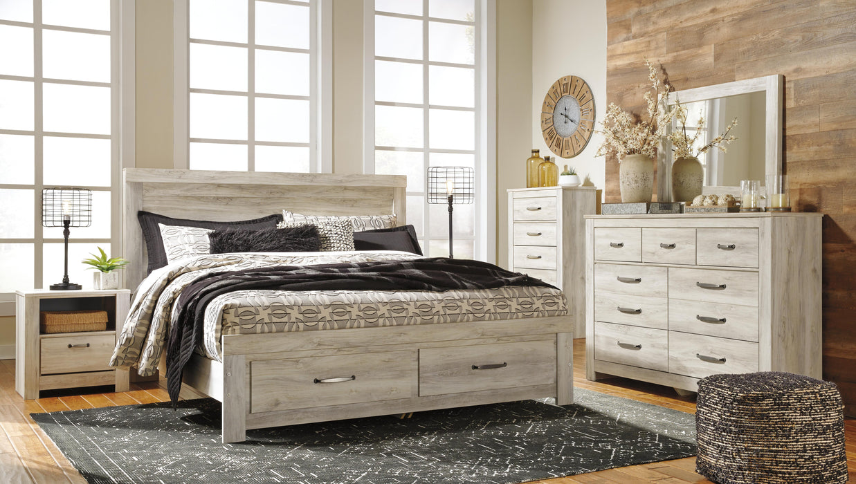 Bellaby Bed with 2 Storage Drawers - CasaBella Furniture (San Antonio, TX)