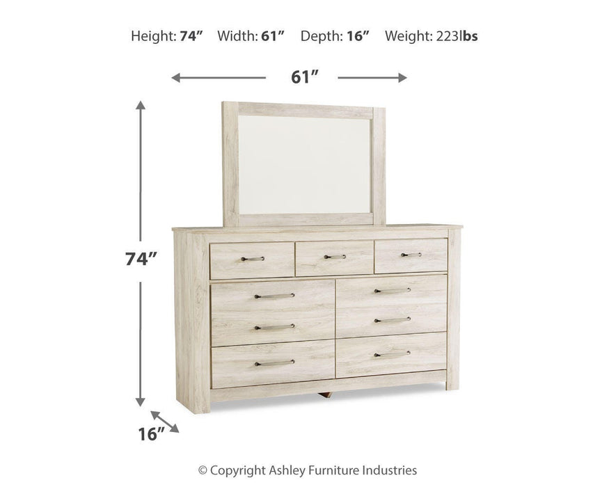 Bellaby Dresser and Mirror - CasaBella Furniture (San Antonio, TX)