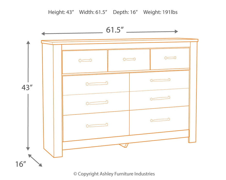 Bellaby Dresser - CasaBella Furniture (San Antonio, TX)