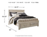 Bellaby Bed with 2 Storage Drawers - CasaBella Furniture (San Antonio, TX)