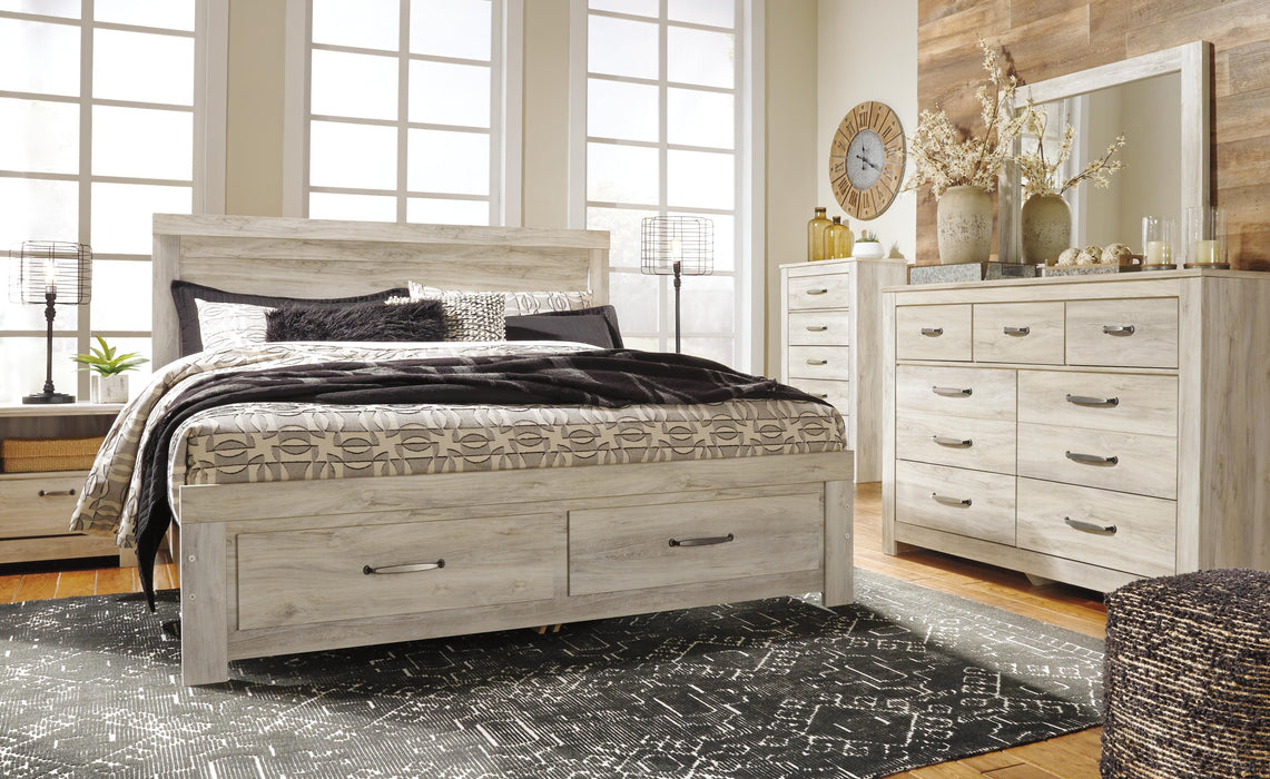 Bellaby Bed with 2 Storage Drawers - CasaBella Furniture (San Antonio, TX)