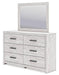 Cayboni Dresser and Mirror - CasaBella Furniture (San Antonio, TX)