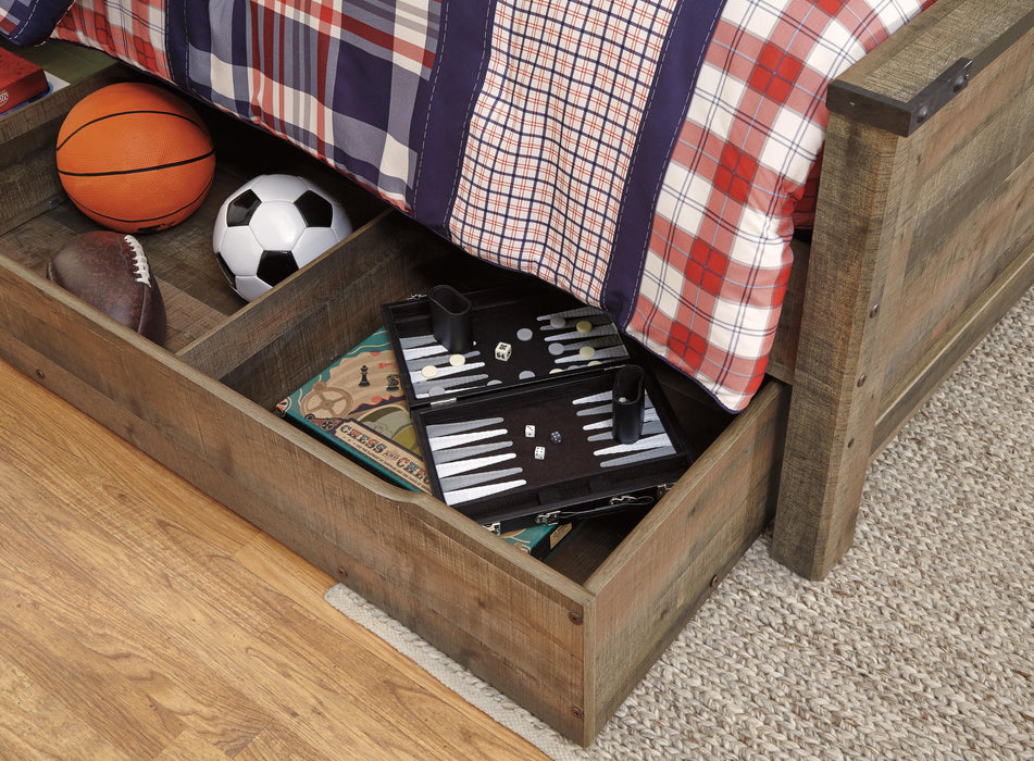 Trinell Bed with Storage - CasaBella Furniture (San Antonio, TX)