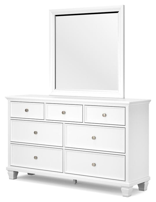 Fortman Dresser and Mirror - CasaBella Furniture (San Antonio, TX)